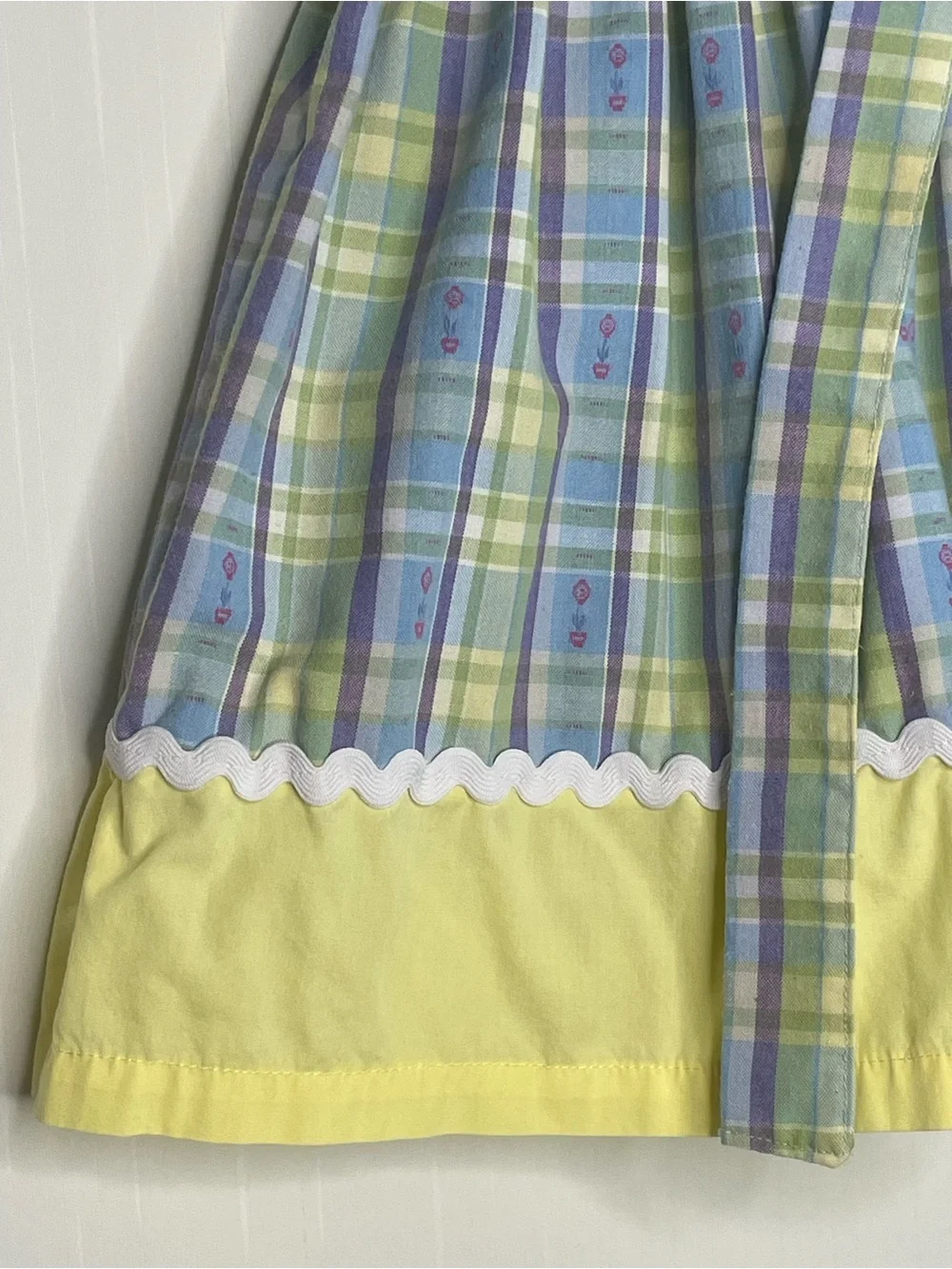 Blueberi Boulevard Plaid Easter Spring Dress Embroidery 2009 Girl 3T